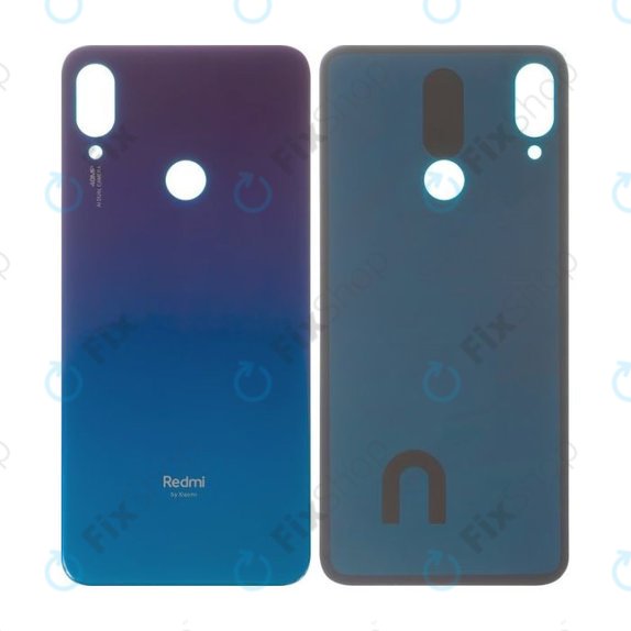 Tylna pokrywa baterii do Xiaomi Redmi Note 7, Niebieski, Blue