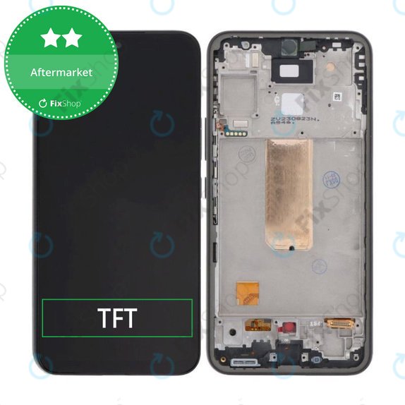 Wyświetlacz do Samsung A54 5G A546B, Ekran dotykowy z ramką, Czarny, Black, TFT