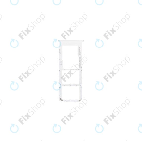 Tacka SIM do Samsung A12 A125F, GH98-46124B, Bialy, White, Genuine Service Pack