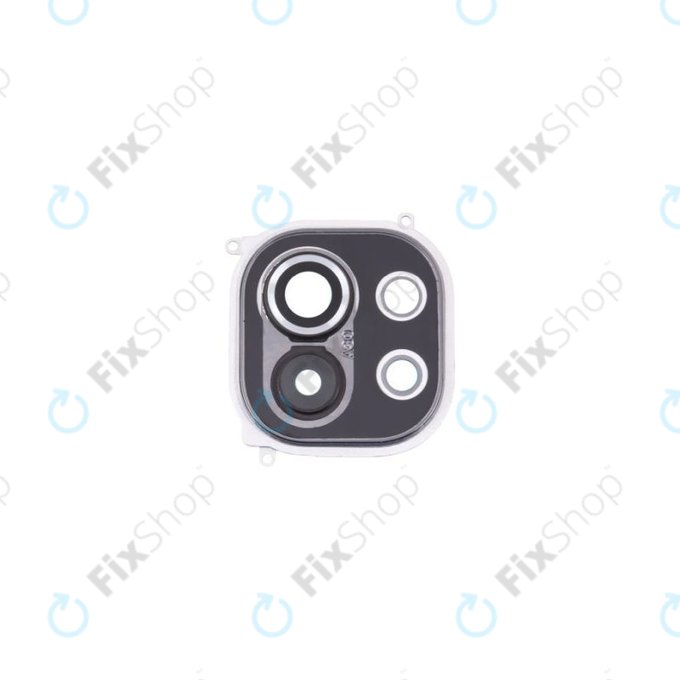 Szklo obiektywu tylnej kamery z ramka do Xiaomi Mi 11 M2011K2G, Midnight Gray, 56000J00K200, Genuine Service Pack