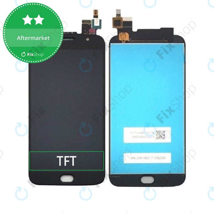Wyświetlacz do Motorola Moto G5S Plus XT1805, Ekran dotykowy bez ramki, Czarny, Black, TFT