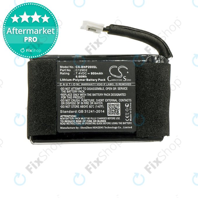 Bateria do Bang & Olufsen BeoPlay P2, C129D2, 900mAh, HQ