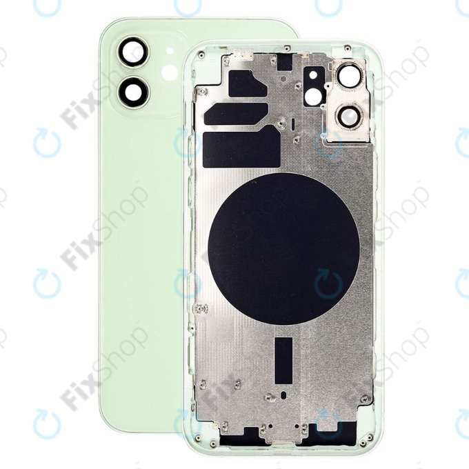 Tylna obudowa do iPhone 12, Zielony, Green