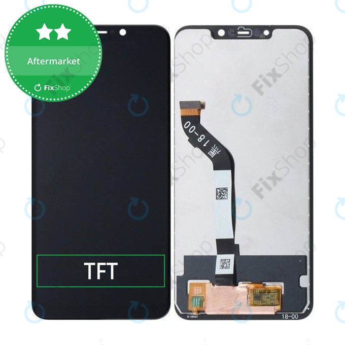 Wyświetlacz do Xiaomi Pocophone F1, Ekran dotykowy bez ramki, TFT