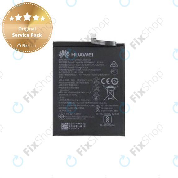 Bateria do Huawei Honor 9 STF-L09, P10, HB386280ECW, 3200mAh, 24022351, 24022182, 24022362, 24022580, Genuine Service Pack