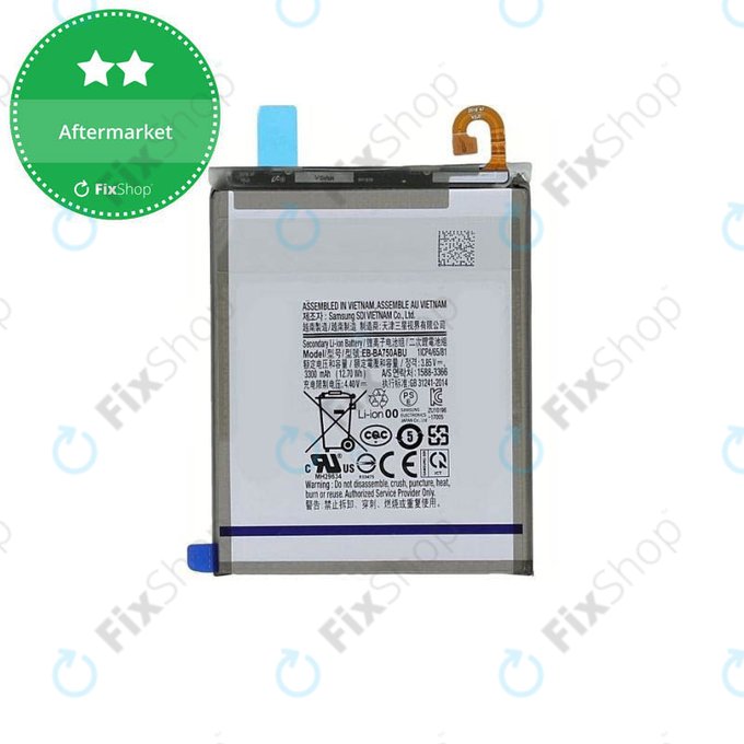 Bateria do Samsung A7 A750F (2018), A10 A105F, EB-BA750ABU, 3300mAh