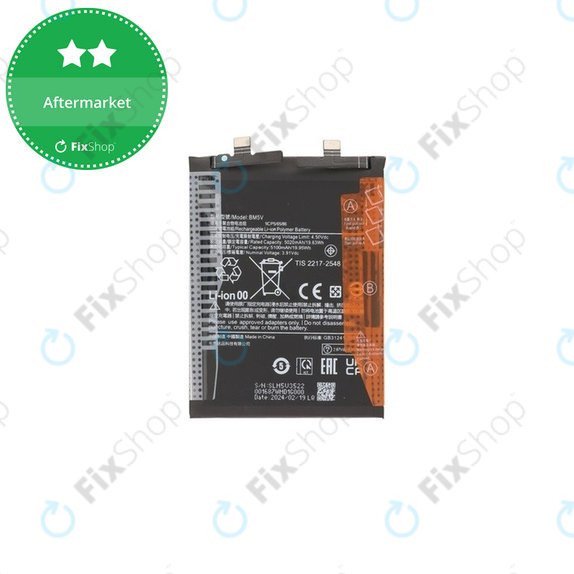 Bateria do Xiaomi Redmi Note 13 Pro 5G 2312DRA50C, BM5V, 5100mAh