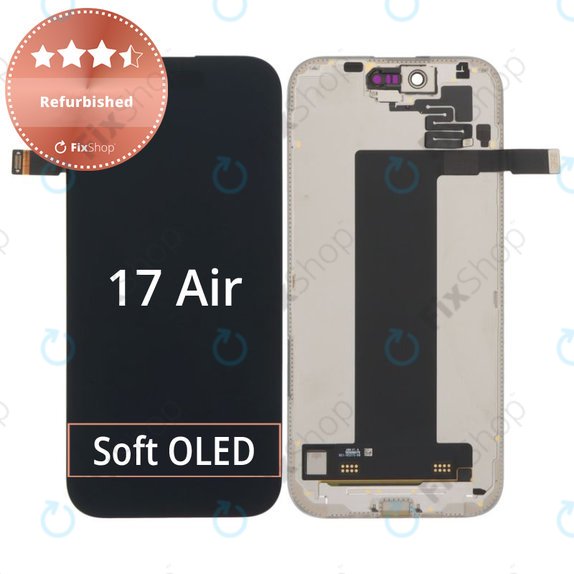 Wyświetlacz dla iPhone Air, Ekran dotykowy z ramką, Refurbished
