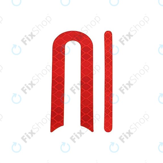 Naklejki Odbijające Pełen Zestaw (Czerwony) do Xiaomi Mi Electric Scooter 2 M365