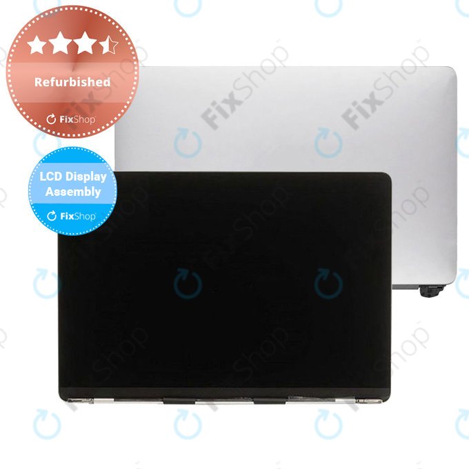 Wyświetlacz z przednim szkłem i obudową do MacBook Pro 13" A2338 (2020), Srebrny, Silver, Refurbished