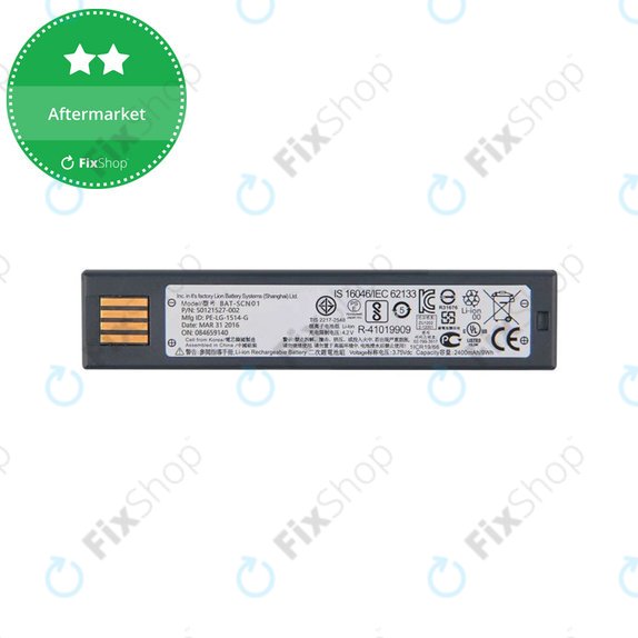 Bateria do Honeywell 1902, BAT-SCN01, 2400mAh