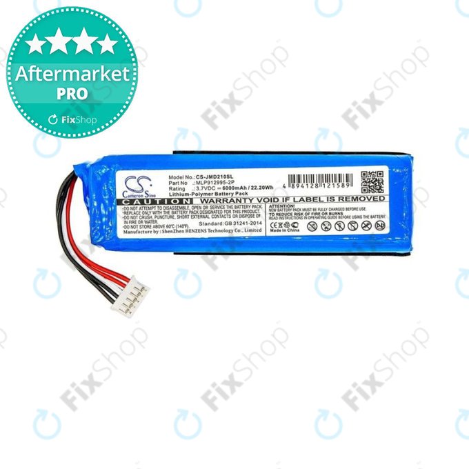 Bateria do JBL Charge 2+, Li-Pol, 6000mAh, HQ