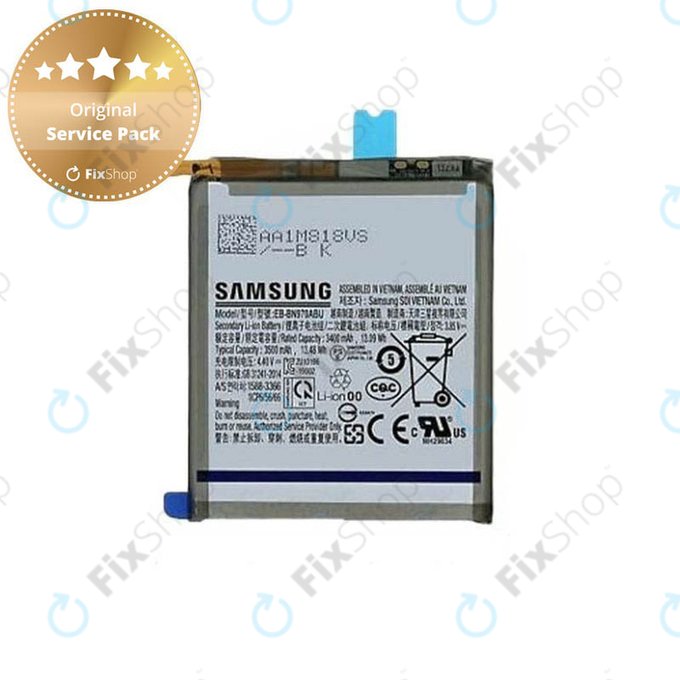 Bateria do Samsung Note 10 N970F, EB-BN970ABU, 3500mAh, GH82-20813A, Genuine Service Pack