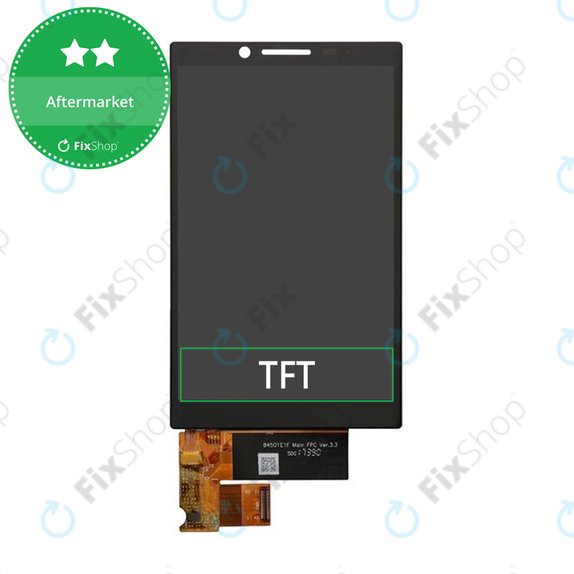 Wyświetlacz do Blackberry Key2, Ekran dotykowy bez ramki, TFT