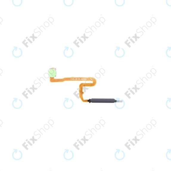 Czujnik linii papilarnych z taśmą flex do Xiaomi Redmi Note 10 Pro, Czarny, Black