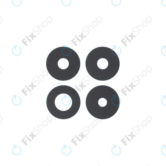 Szkiełko tylnej kamery do Xiaomi Redmi Note 14 Pro 4G 24116RACCG, Black