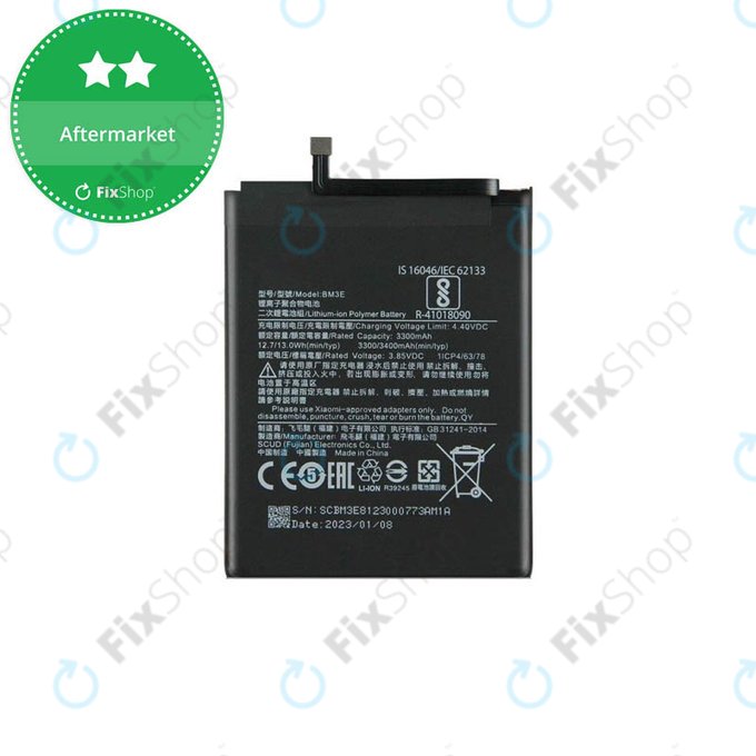 Bateria do Xiaomi Mi 8, BM3E, 3400mAh