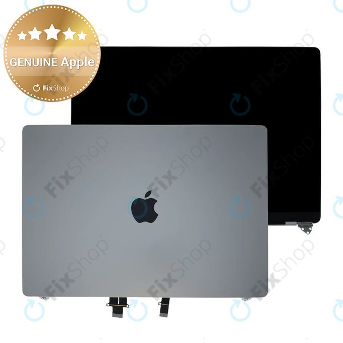 Wyświetlacz LCD do MacBook Pro 16", A3403 (2024), z przednim szkłem i pokrywą, Silver, 661-42323, Genuine Apple, Genuine Apple