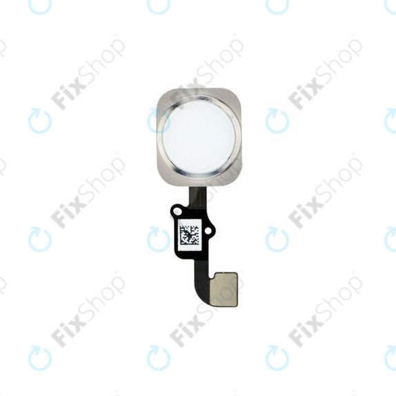 Przycisk Home z taśmą flex do iPhone 6, 6 Plus, Srebrny, Silver