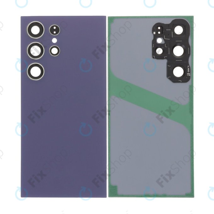 Tylna pokrywa baterii z kompletnym montażem do Samsung S24 Ultra S928B, Titanium Violet