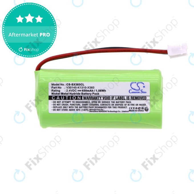 Bateria do Gigaset A12, A140, A160, AL140, AS140, 650mAh, Ni-MH, 2.4V, V30145-K1310-X383, HQ