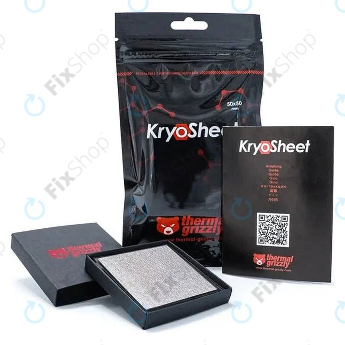 Pad termoprzewodzący 38x38x0,2mm, Thermal Grizzly KryoSheet