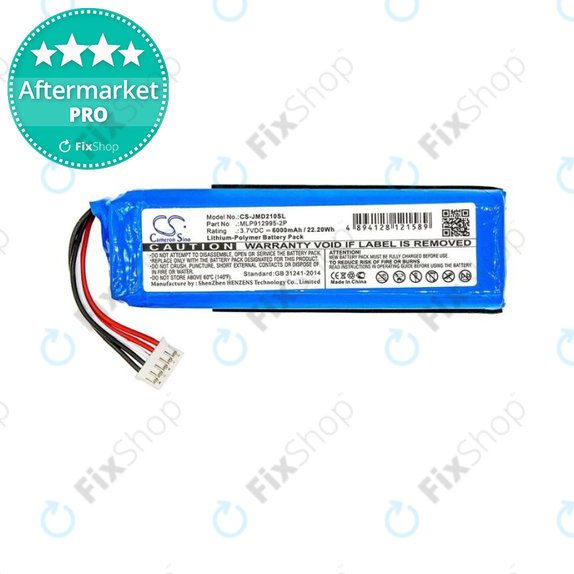 Bateria do JBL Charge 2+, Li-Pol, 6000mAh, HQ