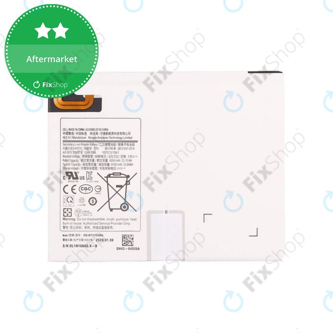 Bateria do Samsung Tab A 10.1" 2019, EB-BT515ABU, 6150mAh