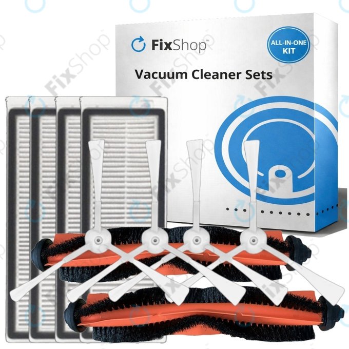 Zestaw części zamiennych do Xiaomi Mi Robot Vacuum Mop Essential (Mijia G1) (2x Główna szczotka, 4x Filtr, 4x Szczotka boczna)