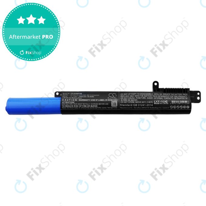Bateria do Asus X407UA, X507UA, R507UB, X407MA, 2600mAh, Li-Ion, 11.1V, A31N1719, HQ