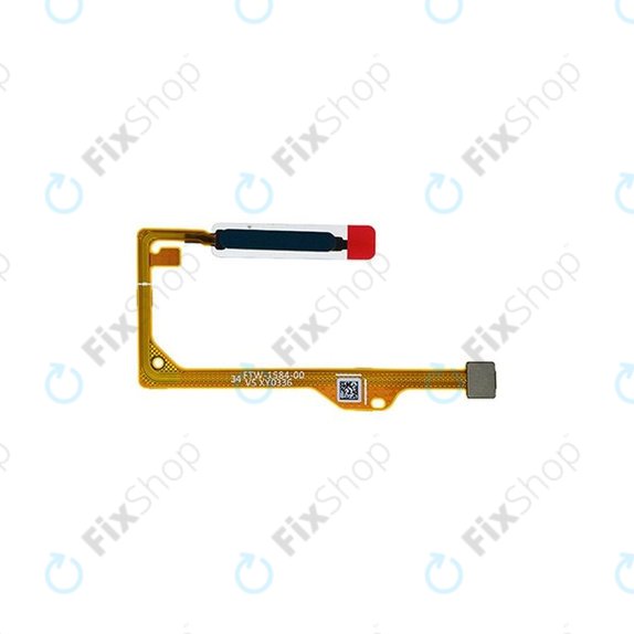 Czujnik linii papilarnych z taśmą flex do Huawei P Smart (2021), 23100614, Crush Green, Genuine Service Pack