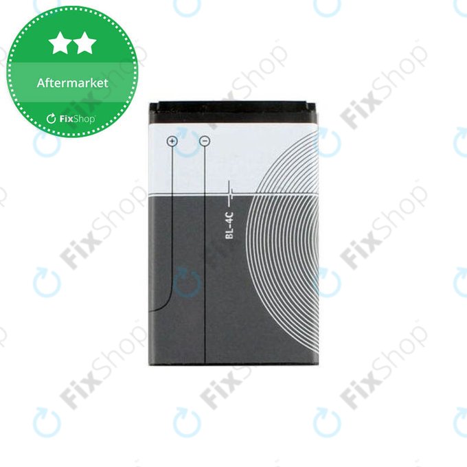 Bateria do Nokia 107, 108, C2-05, X2, 1000, 2000, 3000, 5000, 6000, 7000-series, BL-4C, 890mAh