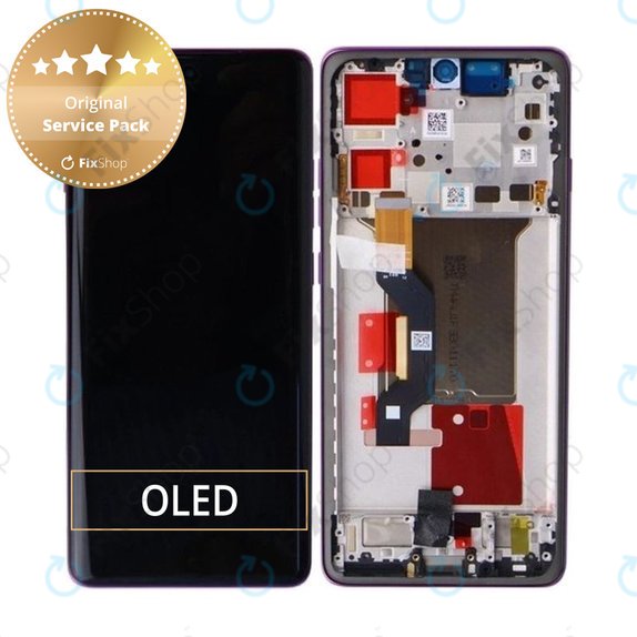 Wyświetlacz do Motorola Edge 60 Pro, Ekran dotykowy z ramką, Sparkling Grape, 5D68C30047, Genuine Service Pack