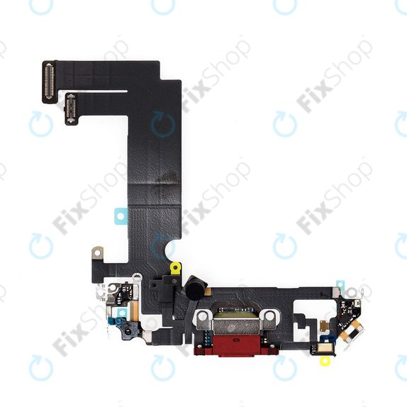 Złącze ładowania z taśmą flex do iPhone 12 Mini, Czerwony, Red