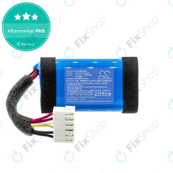 Bateria do JBL Charge Essential 2, 7800mAh, Li-Ion, 3.6V, GSP-1S3P-CH40, HQ