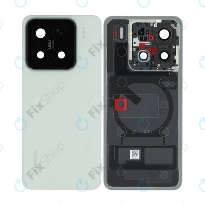 Tylna pokrywa baterii do Xiaomi 15 5G, 560069000O300, Zielony, Green, Genuine Service Pack