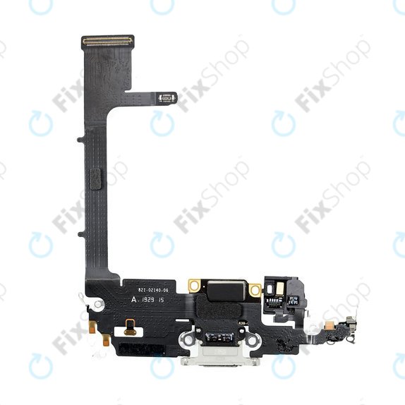 Złącze ładowania z taśmą flex do iPhone 11 Pro, Srebrny, Silver