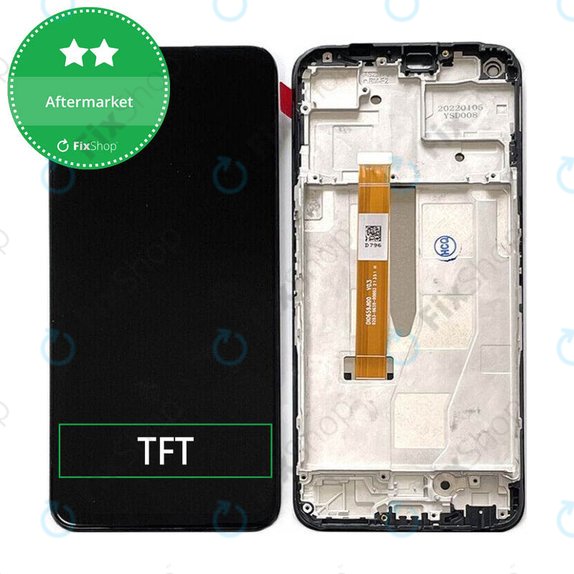 Wyświetlacz do Realme 9 Pro RMX3471, RMX3472, Ekran dotykowy z ramką, TFT
