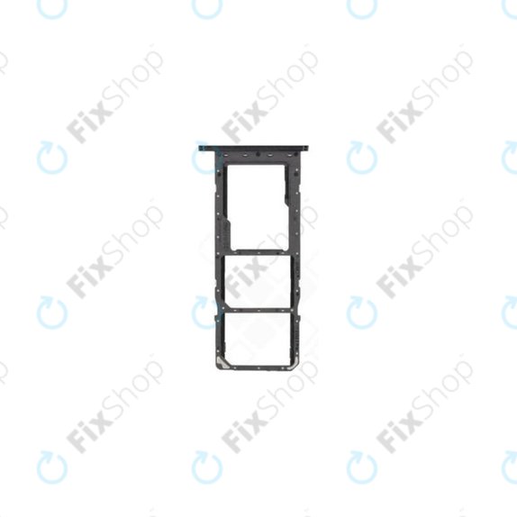 Tacka SIM do Samsung A03s A037G, GH81-21254A, Czarny, Black, Genuine Service Pack