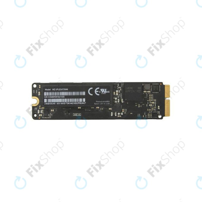 SSD 256GB do MacBook Air 11" A1465, Air 13" A1466, Pro 13" A1502, Pro 15" A1398 (2013 - 2017)