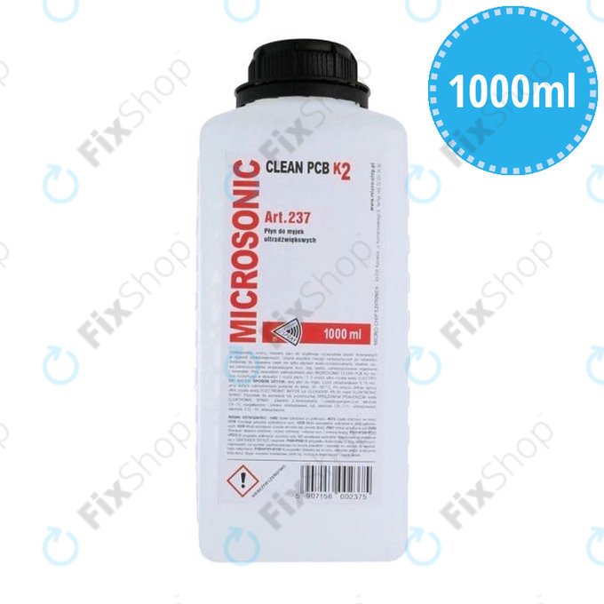 Ultrasonic Cleaner Liquid, 1000ml, Microsonic Clean PCB K2