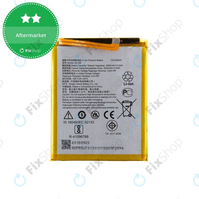 Bateria do Lenovo S5 Pro, BL298, 3500mAh