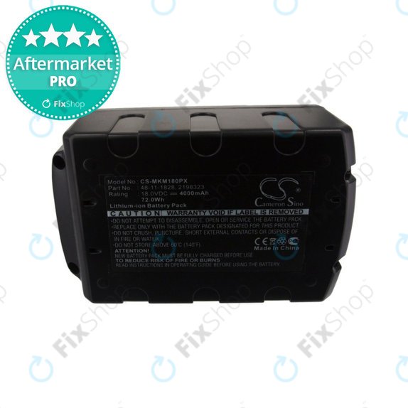 Bateria do Milwaukee 2600-series, 2700-series, AG-125, C18, HD18, M12, M18, YTB313, Li-Ion, 4000mAh, HQ