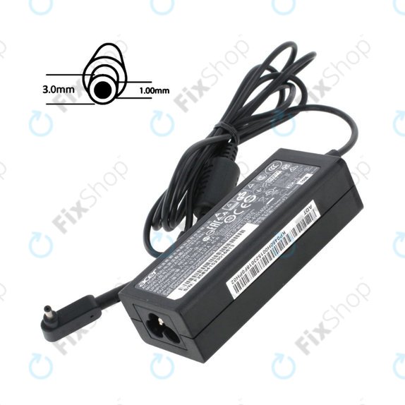 Adapter ładujący do Acer, 45W, 19V, 77011168, Genuine Service Pack