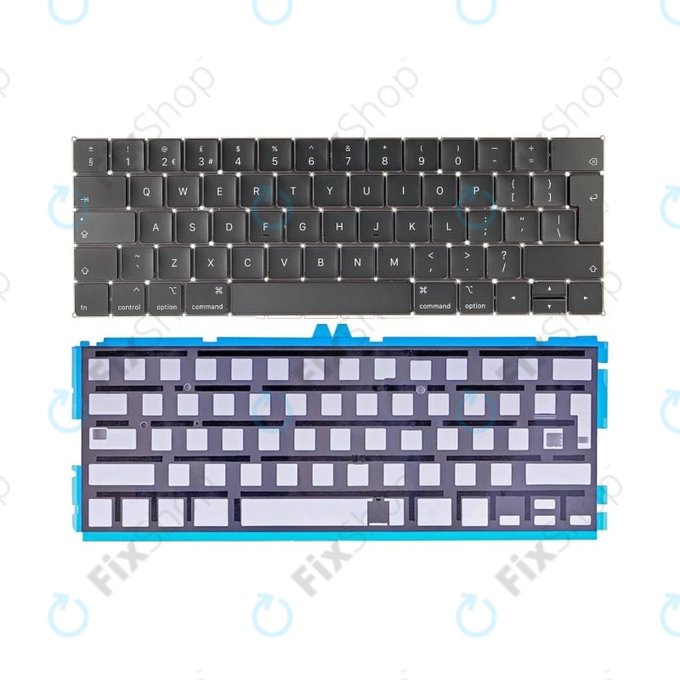 Klawiatura z podświetleniem UK/EU do MacBook Pro 13" A1989 (2018 - 2019), 15" A1990 (2018)