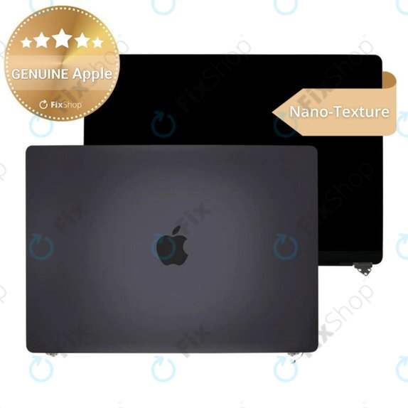 Wyświetlacz LCD do MacBook Pro 16" A3403 (2024), z przednim szkłem i pokrywą, Nano-Texture, Space Black, 661-42326, Genuine Apple