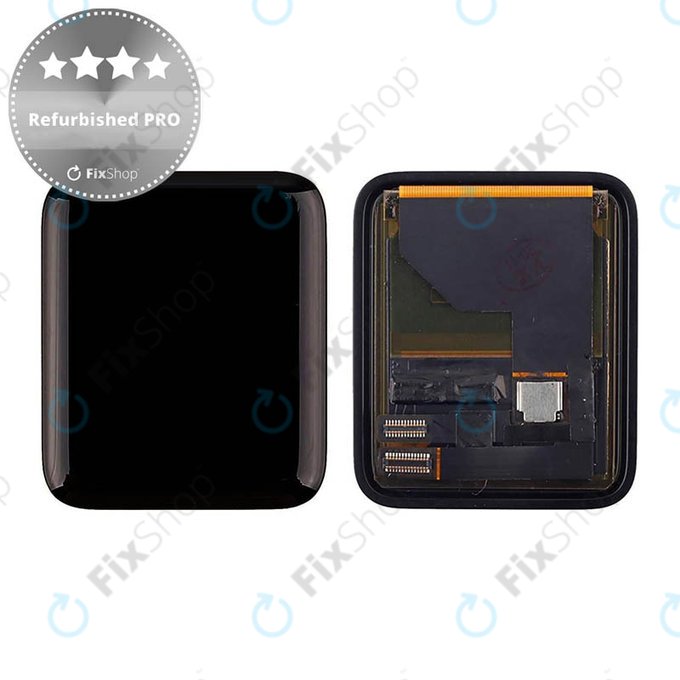 Wyświetlacz LCD dla Apple Watch 1 42mm, Ekran dotykowy bez ramki, Refurbished PRO