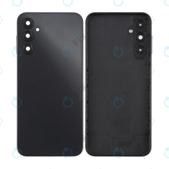 Tylna pokrywa baterii z kompletnym montażem do Samsung A14 5G A146B, Czarny, Black