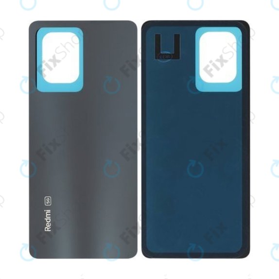 Tylna pokrywa baterii do Xiaomi Redmi Note 12 Pro 5G, 5600290M1600, Midnight Black, Genuine Service Pack