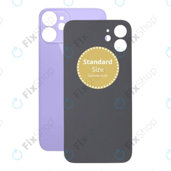 Tylne szklo pokrywy do iPhone 12 Mini, Fioletowy, Purple